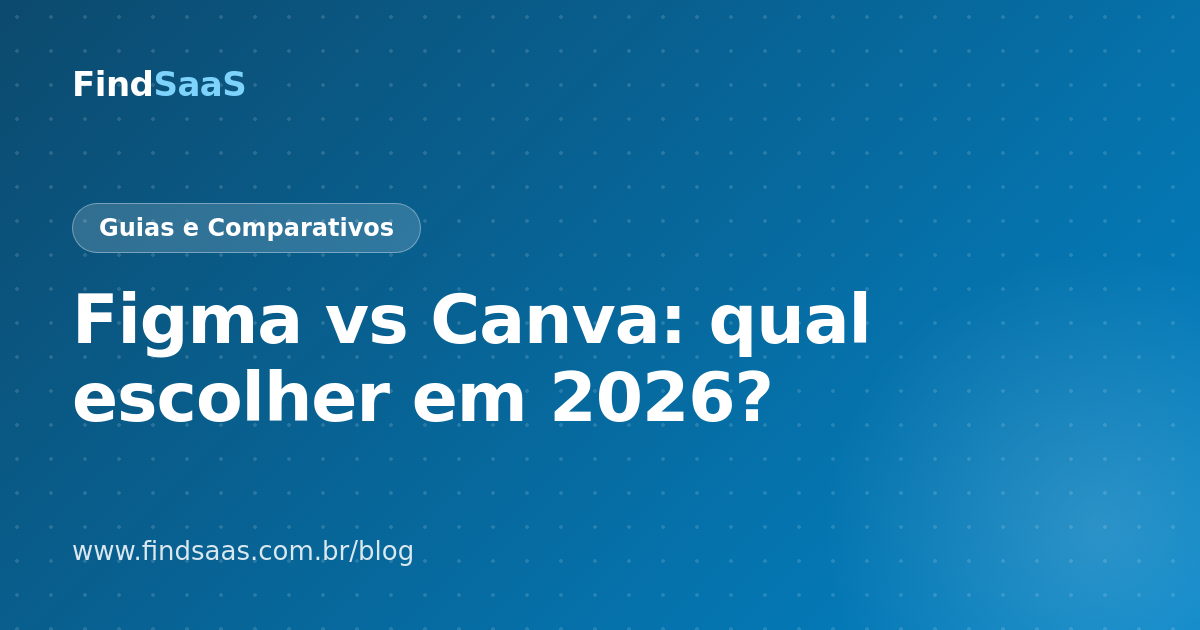 Figma vs Canva: qual escolher em 2026?
